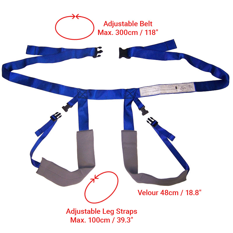 Chair Belt for Sliders - Front Fastening